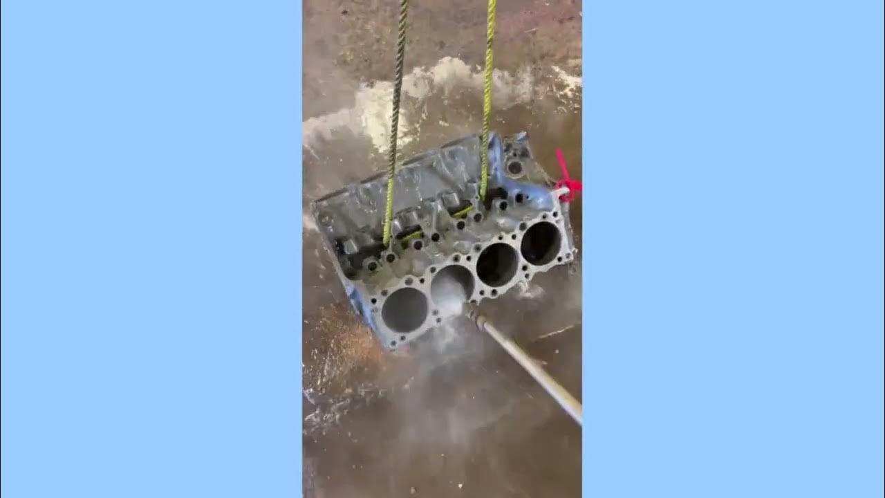 Engine Block Acid Dipping clean YouTube