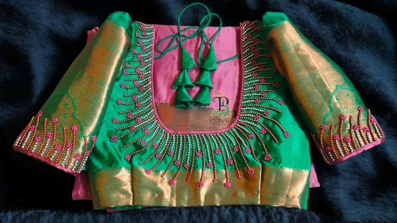 Simple & Easy Blouse Design | Looks Grand | Budget Friendly | Aari Embroidery