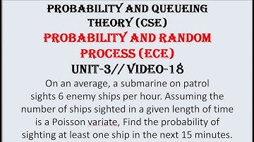 Poisson process Problem-2 | PQT(CSE), PRP(ECE) UNIT-3  VIDEO-18