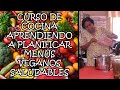 Curso de cocina aprendiendo a planificar mens veganos saludables por nely helena acosta carrillo