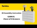 Assembly instructions  gabriel chest of 8 drawers