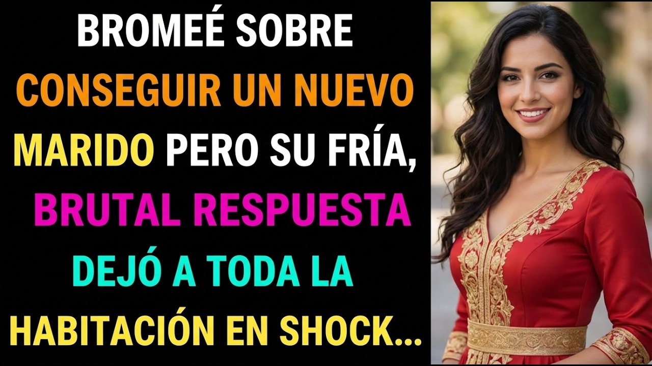 Bromeé con buscar otro marido y su respuesta me destruyó