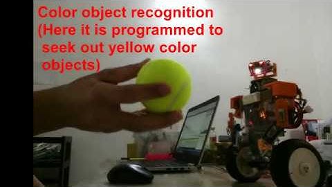 Two-Wheels Self-Balancing Robot with Arms and Machine Vision Moulde (V2 Prototype 2, Video 2)