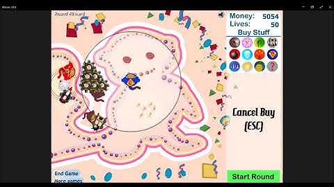 Using Every Tower Without Losing Lives (Track 5, Hard, Bloons Tower Defense 3 Challenge)