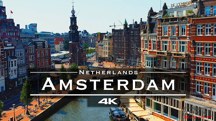 Amsterdam, Netherlands 🇳🇱 - by drone [4K]