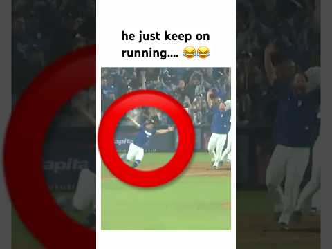 he just started sprinting 😂