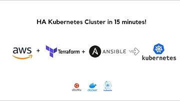 HA Kubernetes Cluster in 15 minutes - AWS | Terraform | Ansible