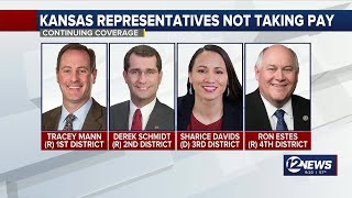 Kansas lawmakers rejecting pay during government shutdown