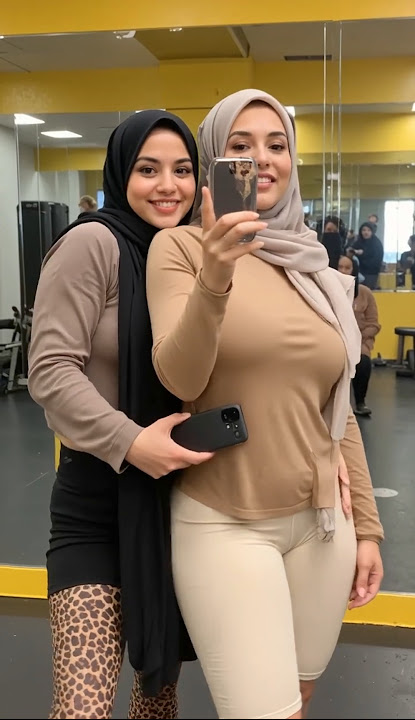 👑 Modest Strength Hijabi Athletes Redefining Fitness Fashion! - AI Lookbook Girl #shorts #aishorts