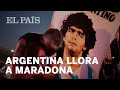 MARADONA | ARGENTINA llora la MUERTE de su ídolo