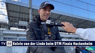 Motor Tv22 Dtm-Pilot Kelvin Van Der Linde Beim Finale Am Hockenheimring 2023