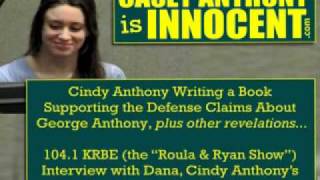 Radio Interview 7/6/11: Cindy Anthony Book Supporting Defense Claims About George Anthony