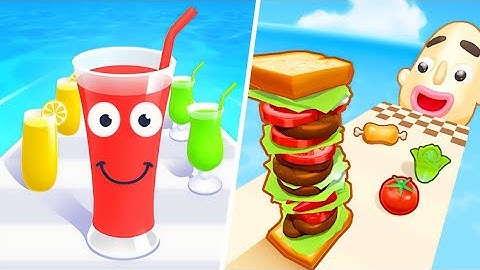 Sandwich Runner | Juice Run - All Level Gameplay Android,iOS - BIG NEW APK UPDATE