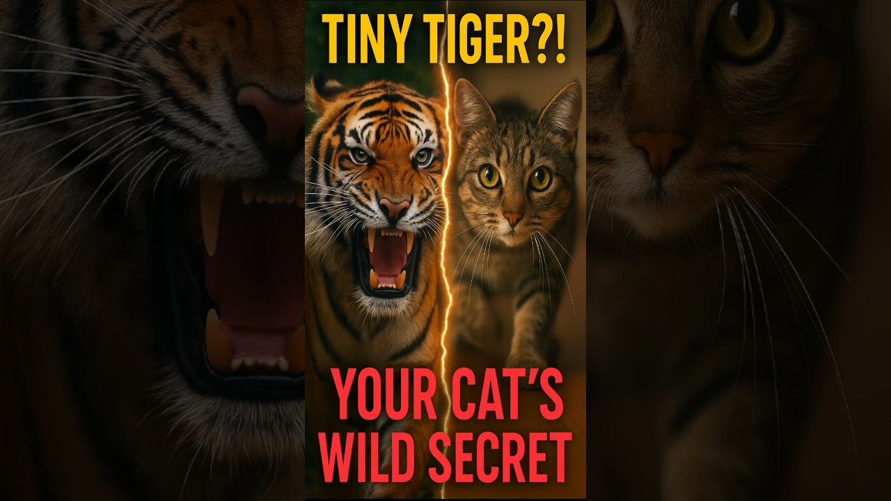 Your House Cat Is a Tiny Tiger!