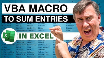 Excel - Macro to Add Daily Entries to Monthly Total - Episode 1973