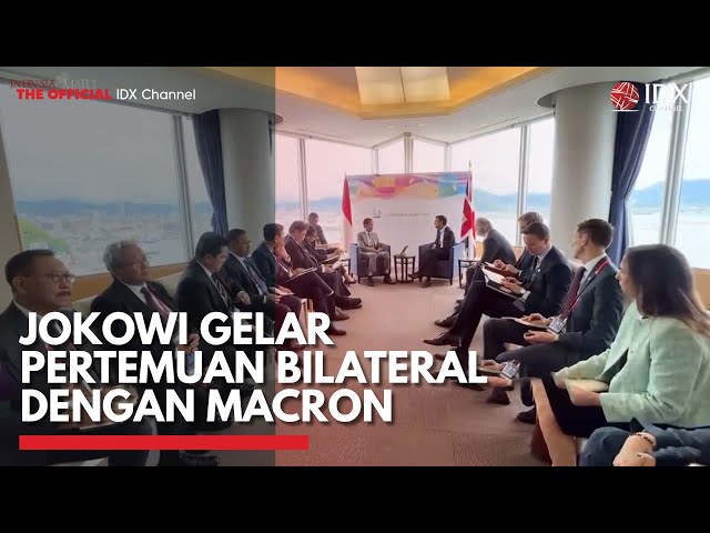 Jokowi Gelar Pertemuan Bilateral dengan Macron | IDX CHANNEL class=
