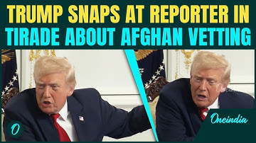 D.C Shooting: Trump SCHOOLS ‘Stupid’ Reporter For DUMB Question On DC Shooting, Afghan Suspect