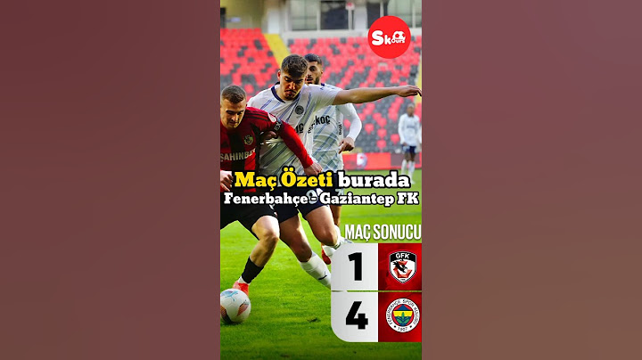 Fenerbahçe 4-1 Gaziantep FK maçı özeti ZTK B Grubu. #fenerbahçe #gaziantepfk #maçözeti #ztk