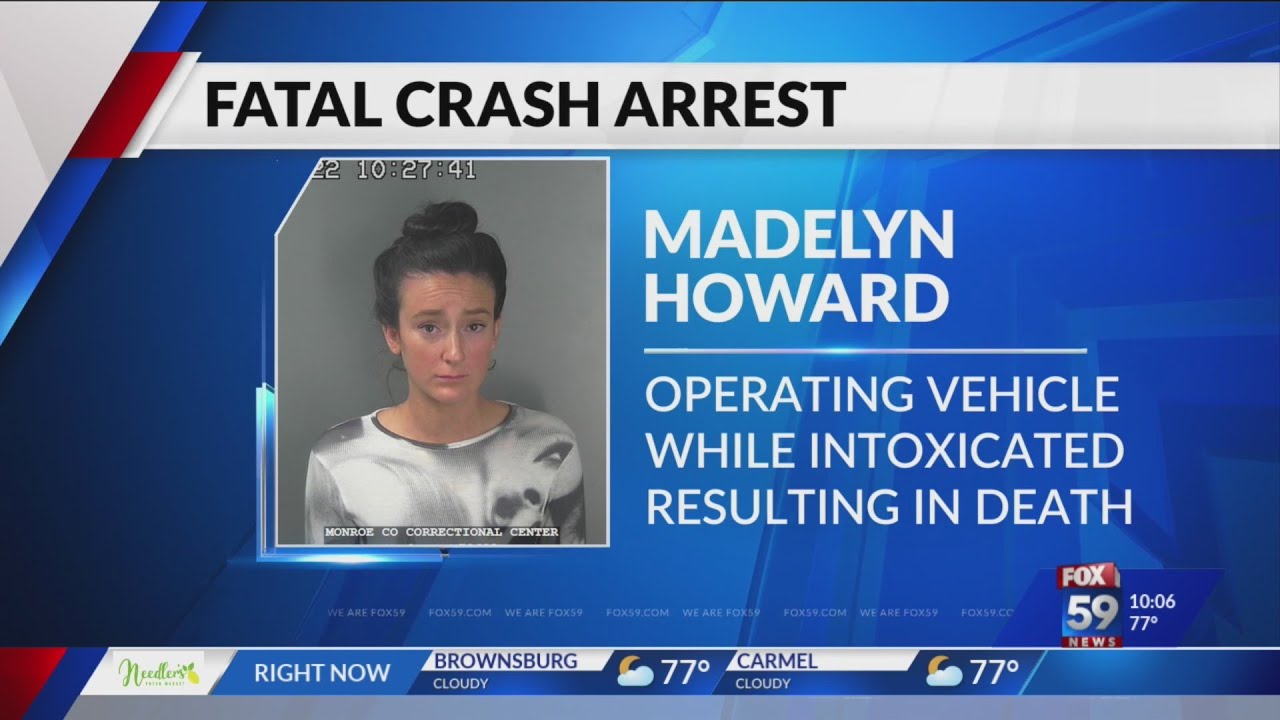 Woman arrested in Bloomington crash that killed man on scooter - YouTube