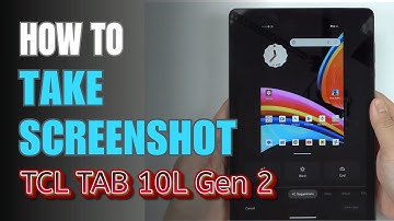 How to Take Screenshot TCL TAB 10L Gen 2
