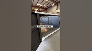 This is a Container Pool! Shipping Container + Fiberglass Shell.Order yours today!  #containerpool