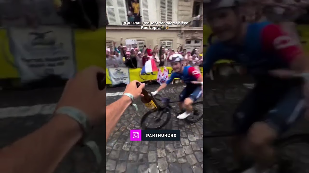 1 wheelie = 1 beer 🍻 The Montmartre atmosphere last year was unmatched 💥😅