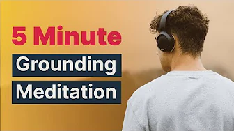 (No Ads) 5 Minute Grounding Meditation: Reconnect with Your Body & Calm the Mind