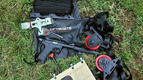 Zip Targets, shooting range in a bag.