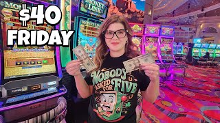 I Tried the $40 Method on 5 NEW Slot Machines!