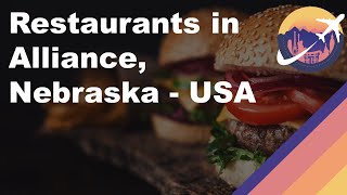Restaurants in Alliance, Nebraska - USA