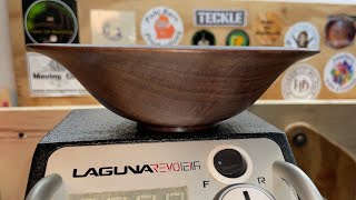 Relaxing Turning The Most Beautiful Ogee Shape Black Walnut Bowl | Getting The Most I Can Out Of It