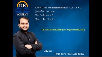 The number of real roots of the equation e^6x-e^4x-2e^3x-12e^2x+e^x+1=0 is :