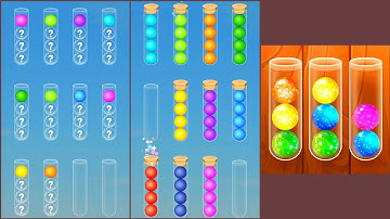 Ball Colour Sort Puzzle Gameplay 32, New Android Games  ios Walkthrough Simulator Think Brain