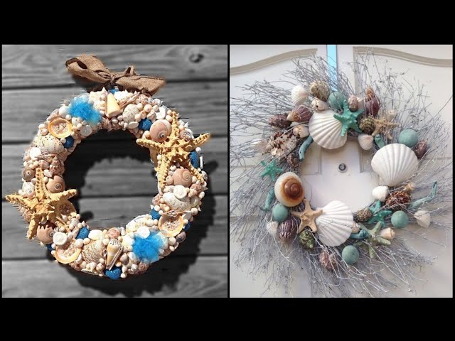 How to Make a Seashell Wreath - FeltMagnet