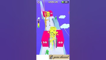 layer man 3d run & collect 😉😉 gameplay // l game channel // android,ios 566 #cartoon #games  #shorts