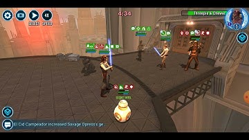 [3v3] JTR/BB-8/R-2 vs. CLS/Chewpio/C-3PO: 56 banners