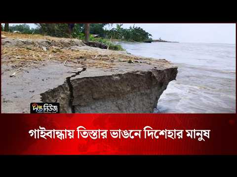গাইবান্ধায় তিস্তার ভাঙনে দিশেহার মানুষl Deepto News