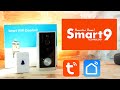 Smart9  smart wifi doorbell  interphone connect tuya  smart life app  google home alexa