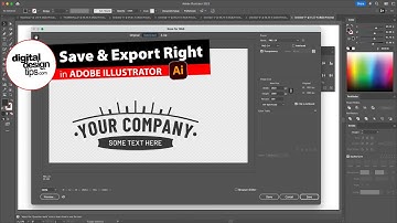 How to Save and Export Files in Illustrator (AI, PDF, PNG, Fonts, More)