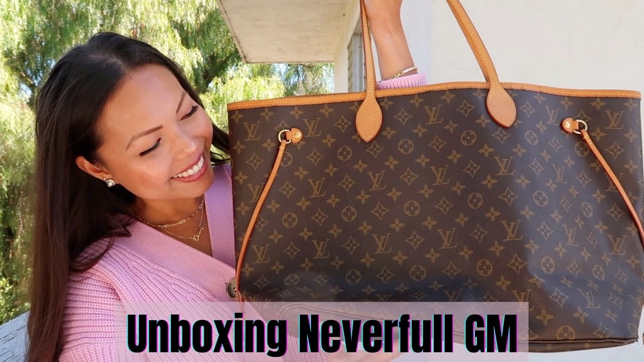 Louis Vuitton Neverfull GM bag unboxing! Excited to share all the