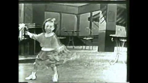 Sharon Baird (age nine) - tap dancing (1952)