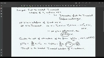 CYCLIC SUBSPACES-1