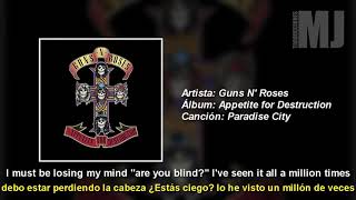 PARADISE CITY (TRADUÇÃO) - Guns N' Roses 