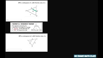 Midsegment Theorem. Find the length of x
