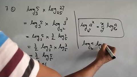 Advanced Mathematics : Class 9 : Logarithm: Exercise 3.1 : Question No. 6, 7, 8 and 9.