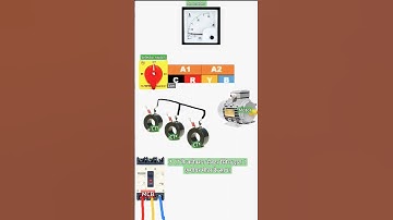 connection of 3 CT 1 Ammeter with selector switch.