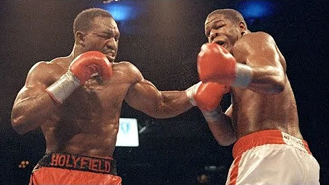 Riddick Bowe vs Evander Holyfield - 1st fight - 1992