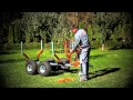 ATV-Work trailer, snow plow test by motosport.si