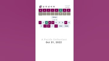 Instant Nerdle - Oct 31, 2022