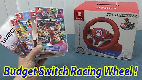 Hori Mario Kart racing wheel för Nintendo Switch - En prisvärd och rolig spelupplevelse